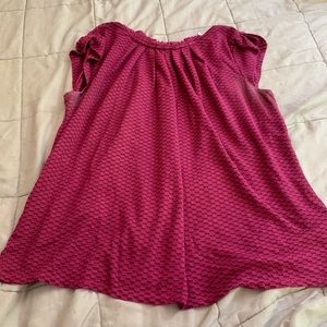 Elle CapSleeve Blouse! Size Large!